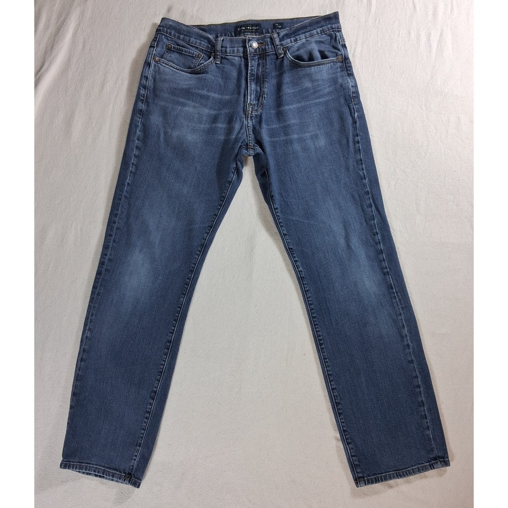 Lucky Brand Straight Leg Jeans Men's 32x30 Medium Blue Wash Denim